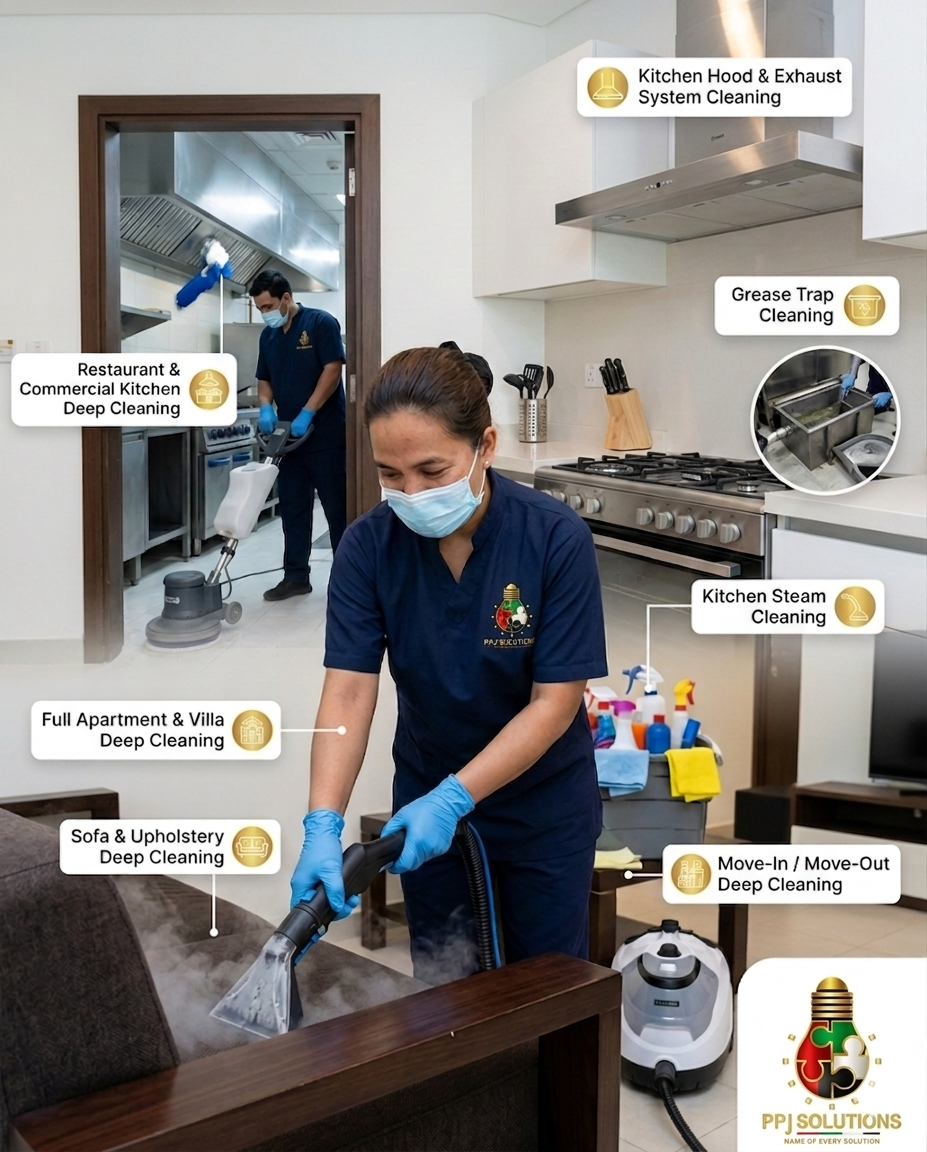 What is Included in Our Premium Al Wathba Deep Cleaning Package