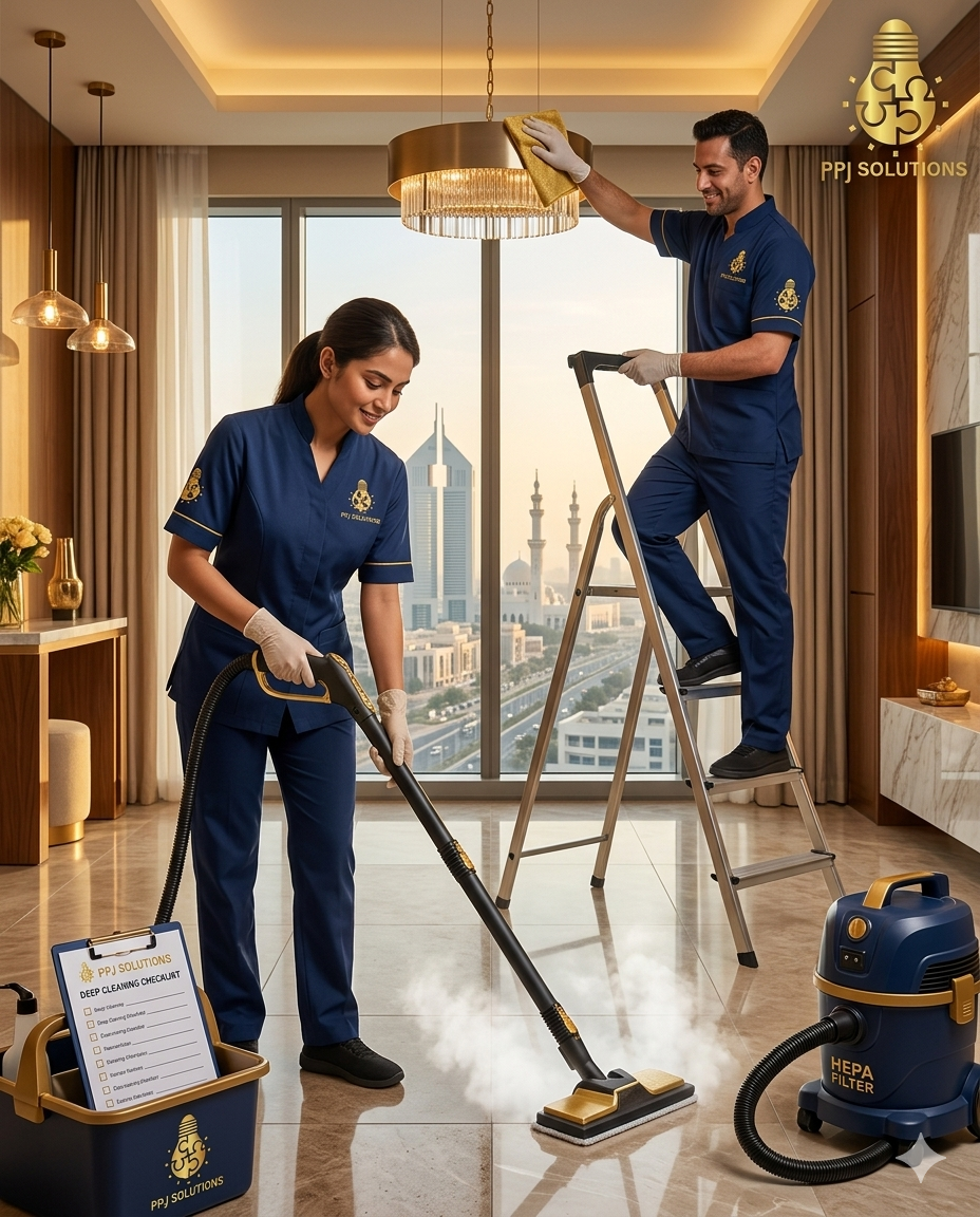 What is Included in Our Premium Deep Cleaning Services in Hamdan Street