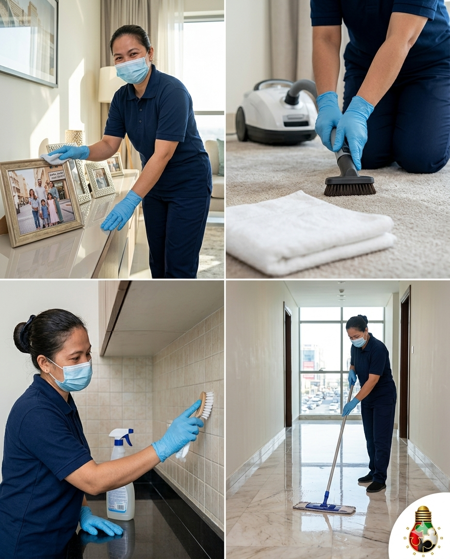 Trusted Maid Services Company on Hamdan Street for Reliable Cleaning